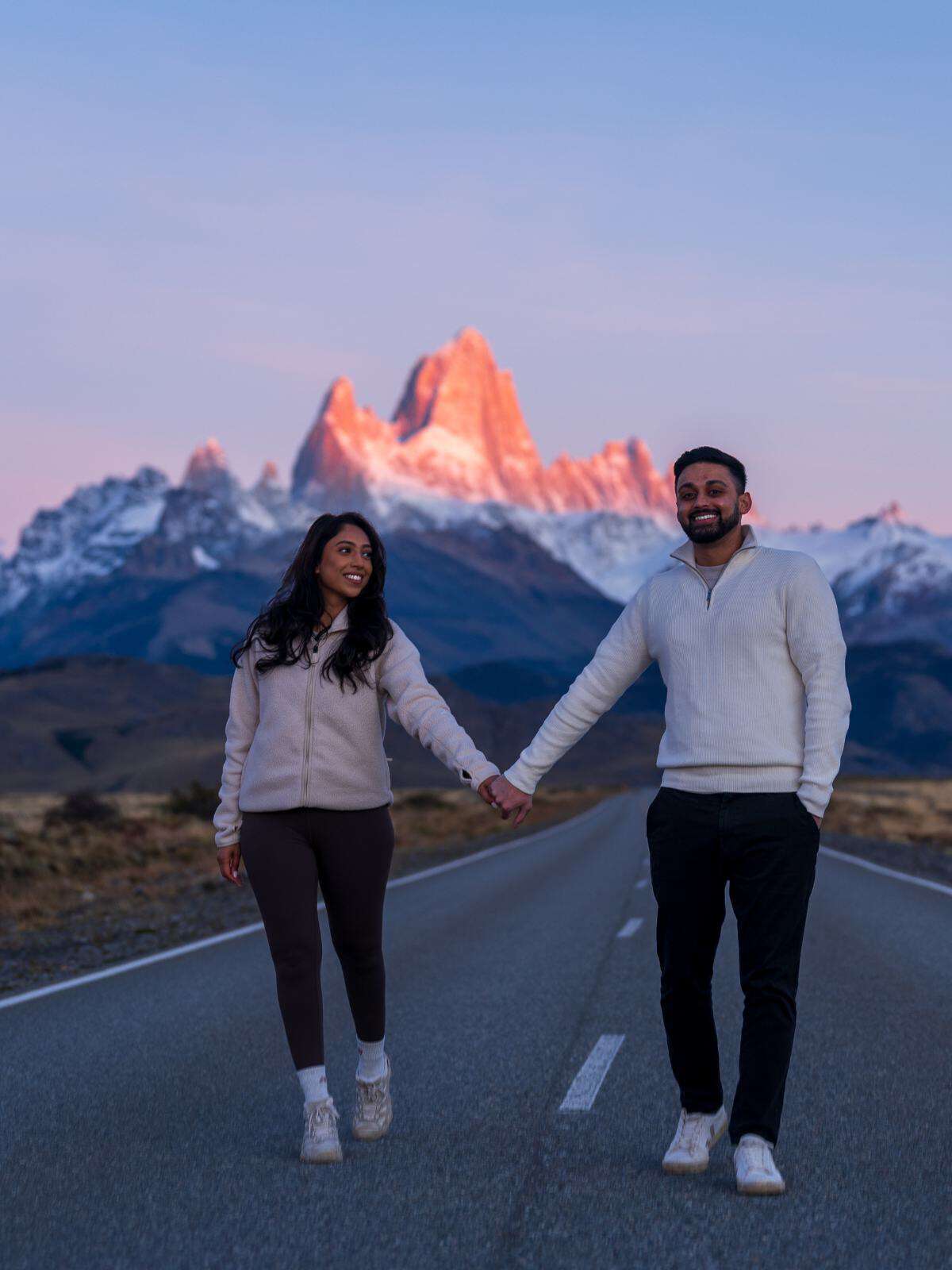 Pareja en El Chaltén