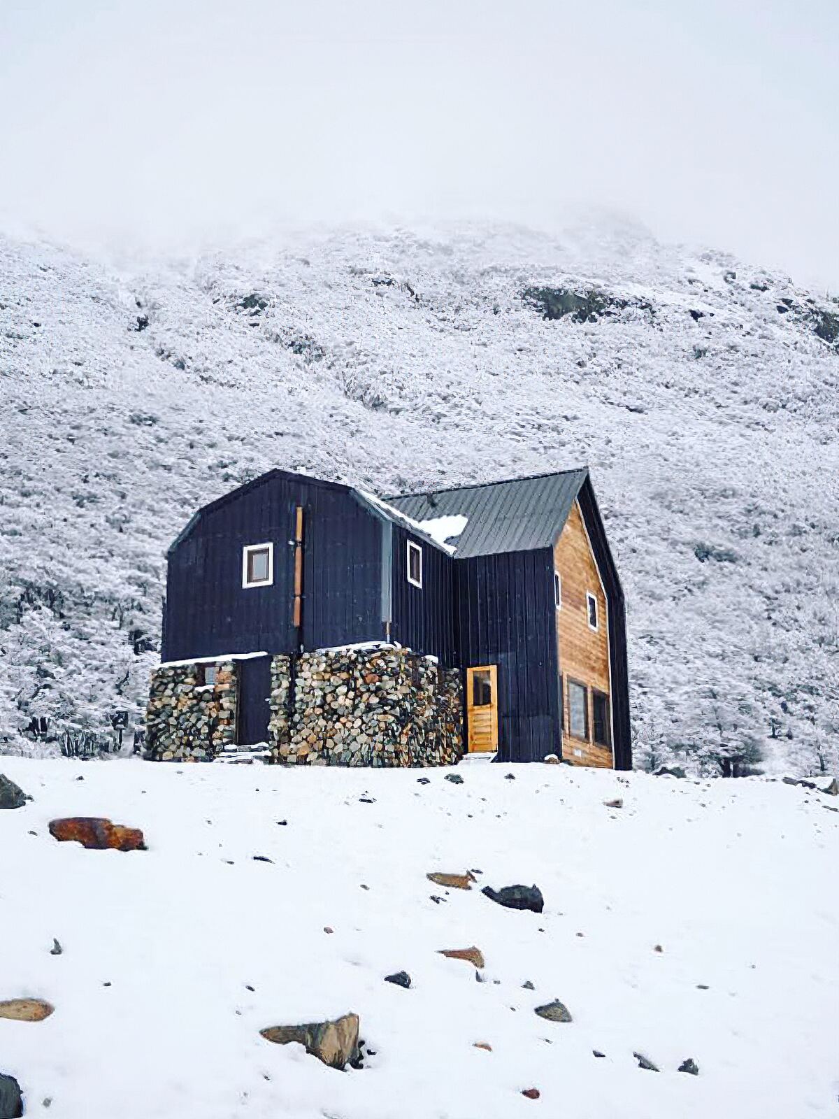 Refugio en invierno
